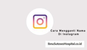 Cara mengganti nama di instagram