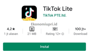 tiktok lite mod apk penghasil uang